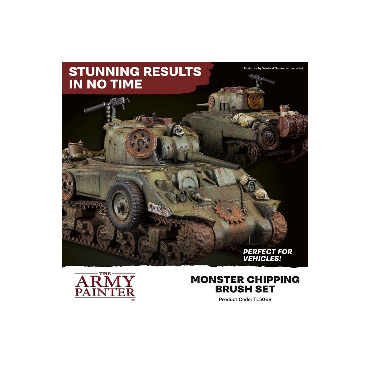 Army Painter - Brushes - Monster Chipping Brush Set Model paintbrush