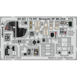 EDUARD SS857 ZOOM SET MOSQUITO NF MK.XXX (FOR SPECIAL HOBBY) 1/72 