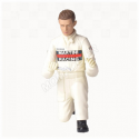 FIGURINE MECANICIEN "LANCIA - MARTINI RACING" A GENOU