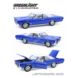 PONTIAC GTO 1966 BLEUE/BLANC