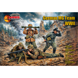 German Machine Gun team WWII Figures 