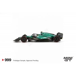 ASTON MARTIN F1 AMR24 TEAM ARAMCO 14 FERNANDO ALONSO BAHRAIN GRAND PRIX 2024 (BLISTER EDITION) Die cast 