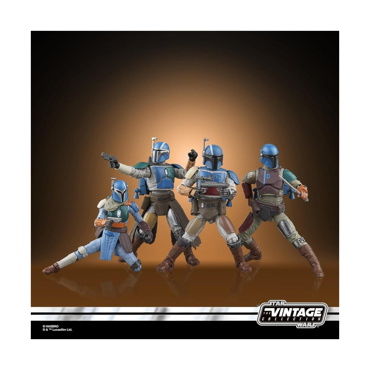 Figurine Star Wars The Mandalorian Vintage Collection pack of 4