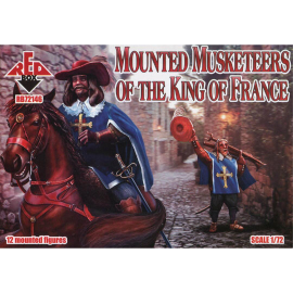 Figure Mounted Musketeers of the king of France 1:72 Figures 