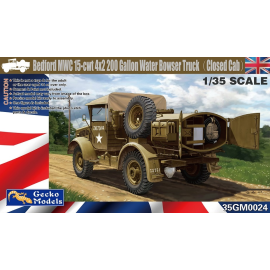 BEDFORD MWC 15-CWT 4X2 200 GALLON WATER BOWSER TRUCK Model kit 