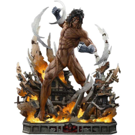 Attack on Titan Ultimate Diorama Masterline Statue Eren Yeager Attack Titan Bonus Version 32" 