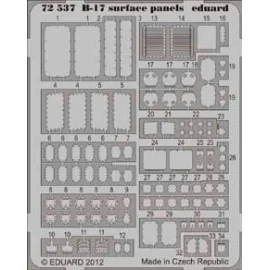 Boeing B-17 Flying Fortress surface panels (self adhesive) (designed to be used with Monogram and Revell kits) [B-17F B-17G]