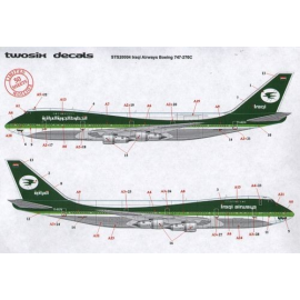 Boeing 747-270C IRAQI Airways YI-AGN/O/P