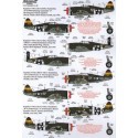 Republic P-47D Thunderbolts. They Also Serve. War Weary Bomber Formation Monitors and 5th Emergency Rescue Squadron (12) 41-6380