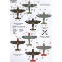 Republic P-47D Thunderbolts. They Also Serve. War Weary Bomber Formation Monitors and 5th Emergency Rescue Squadron (12) 41-6380