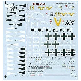 Messerschmitt Bf 109G-6 (4) Erich Hartmanns Yellow 1 9./JG52; Yellow 1 9/JG52 alternative; White 1 7.JG52; &lt;&lt; L/JG 53. la