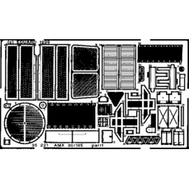 AMX-30/105 (designed to be assembled with model kits from Heller)