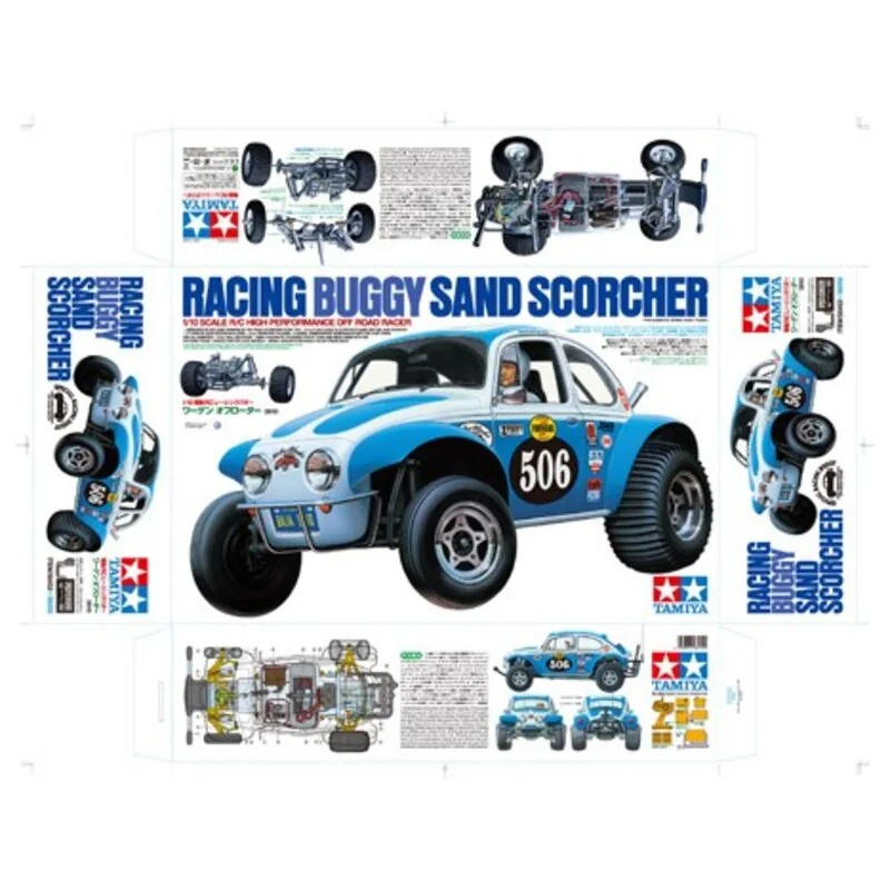 その他 TAMIYA RACING BUGGY SAND SCORCHER 1/10 Tamiya RC buggy Sand Scorcher 1:10 electric
