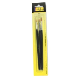 Blister 4 Brushes N.3/0-3-6-10 Model paintbrush