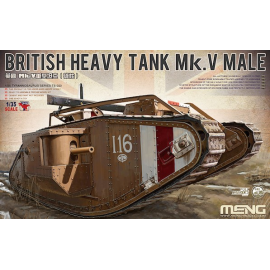 Mk.V Male British Heavy Tank with full interior