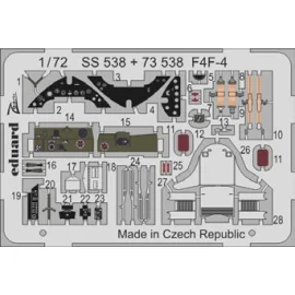Grumman F4F-4 Wildcat (designed to be used with Airfix kits) Zoom sets are simplified versions of the larger sets and include 