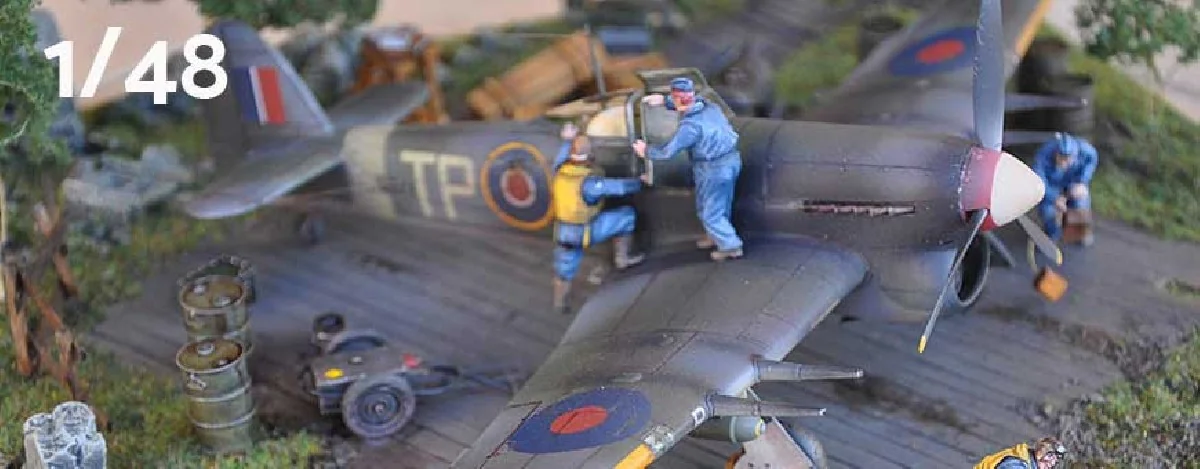 1:48 aircraft scale models