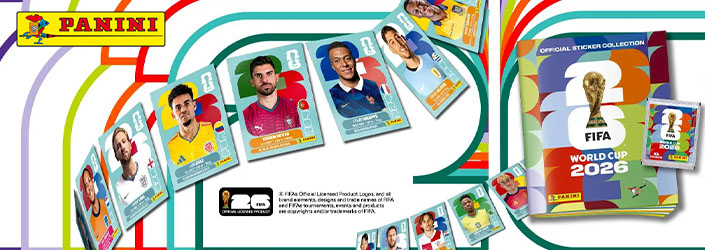 Panini FIFA World Cup 2026 sticker collection with official album and stickers
