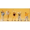 Model railroad figures by scale